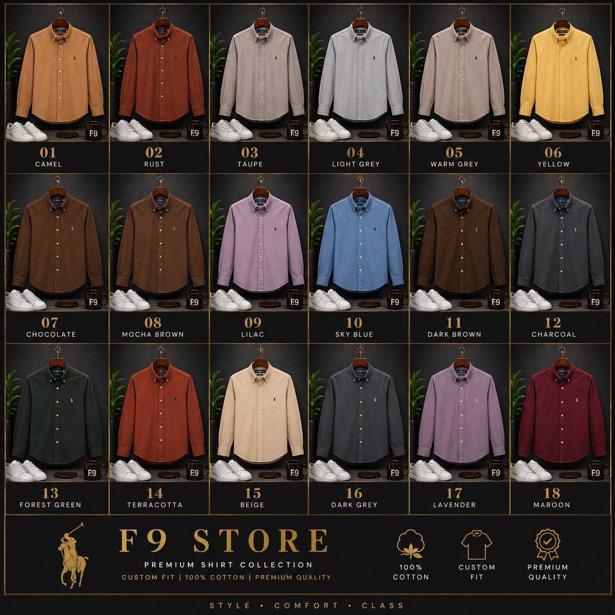 Men's Shirts F9 Store